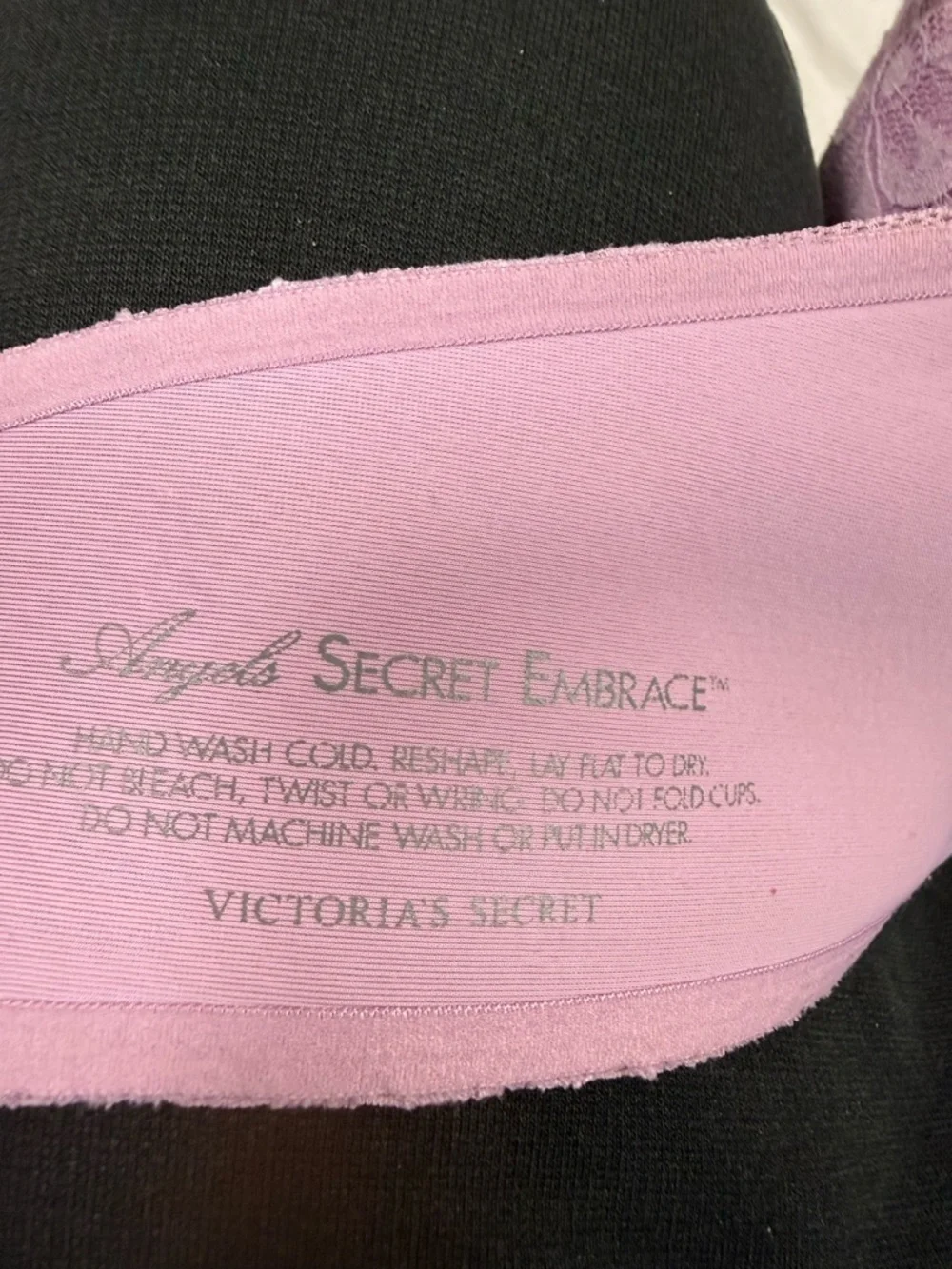 Victoria's Secret angels secret embrace mauve Lace Push-Up Bra size 36D - Picture 9 of 9